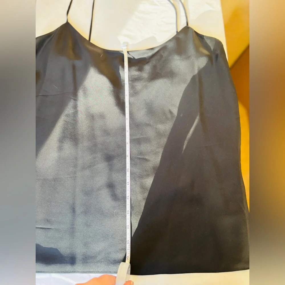 DANA BUCHMAN 100% Silk Black Camisole Women’s Size XL Style DBMUC093A Y2K - Picture 8 of 14